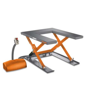 Scissor lift table SHT 1001 U with a capacity of 1 ton UNICRAFT