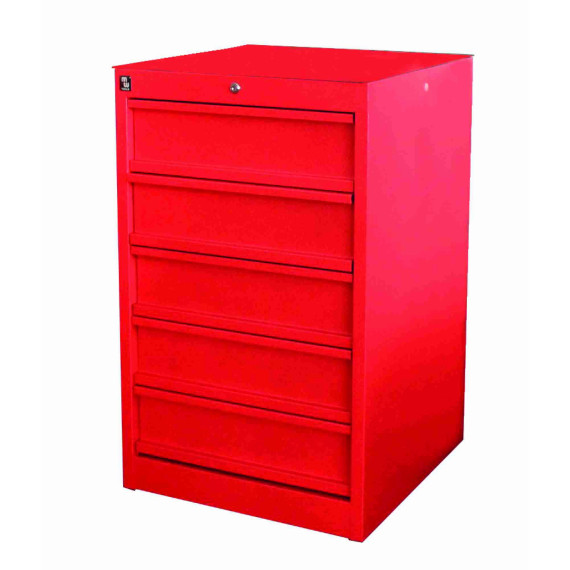 Cajonera DELK5 5 cajones con cerradura METALWORKS