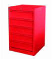 Cajonera DELK5 5 cajones con cerradura METALWORKS