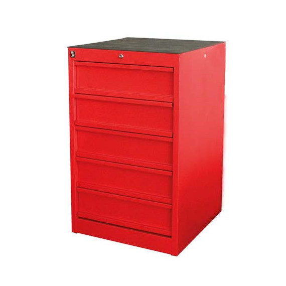 Cajonera DELK5 5 cajones con cerradura METALWORKS