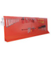 GR17 red tool holder panel