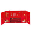Werkstatt-Schrank mit Lochplatte 2 Schubladen DERK2000 METALWORKS
