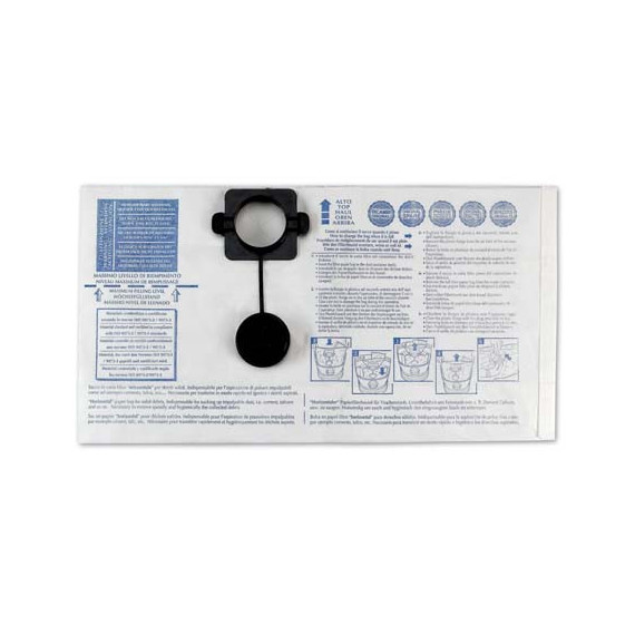 Industriefilterpapier für Gisowatt Staubsauger für die Modelle Lavamatic Green, Technocleaner 20P, Technocleaner 20X, PC20