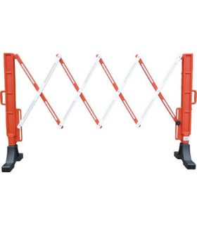 FLEXO200RB 2m extensible plastic barriers METALWOKS