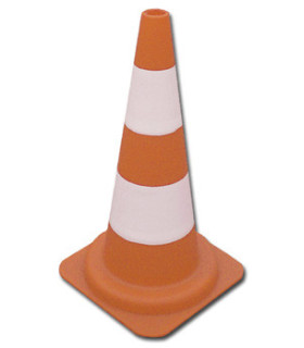 High safety cone with orange and white reflective S2200PVCFB METALWORKS