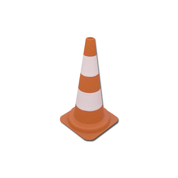 Cono di sicurezza alto con riflettente arancione bianco S2200PVCFB METALWORKS