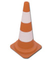 High safety cone with orange and white reflective S2200PVCFB METALWORKS