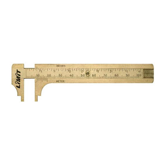 Calibro analogico in ottone 100 mm LIMIT