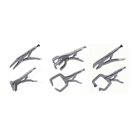Body and repair clamps 6 units TELWIN