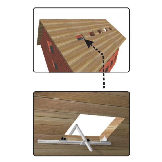At061A point anchor attic / velux - in 795 class B