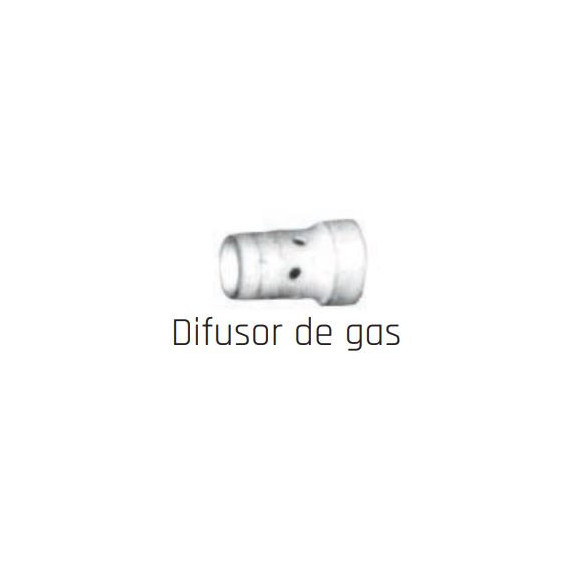 Gas diffuser for MASTERMIG TELWIN welding gun