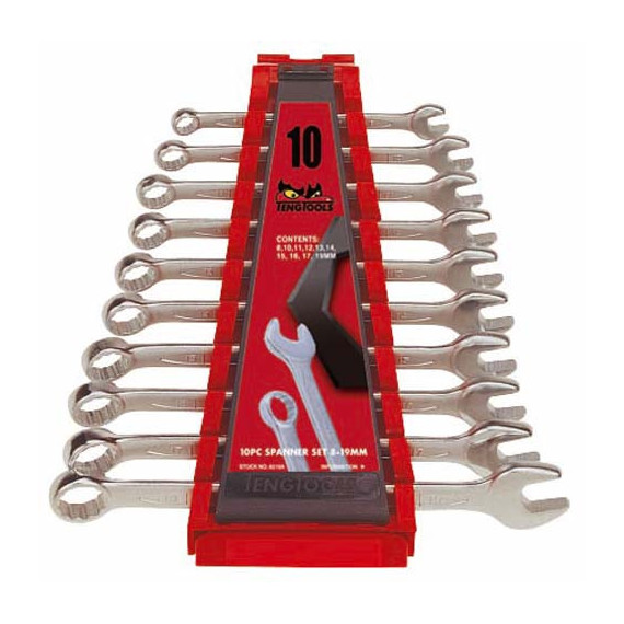 Combination wrench set 8-19 MM 6510A TENGTOOLS