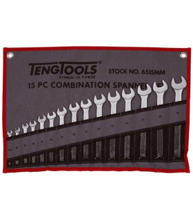 Juego de llaves 5-19 mm con estuche (15 piezas) TENGTOOLS