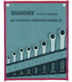 Juego de llaves combinadas de trinquete RS Tool Roll 8 piezas TENGTOOLS