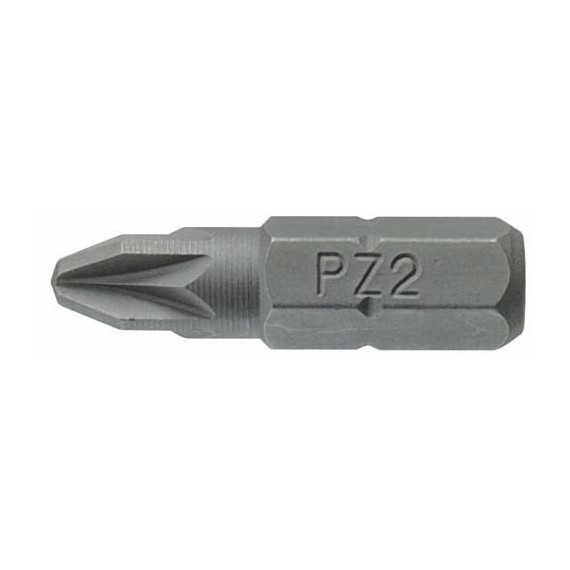 Brocas individuais PZ de 1/4" e 25 mm 3 peças TENGTOOLS