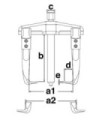 Extractor universal de 3 brazo SP31410 TENGTOOLS