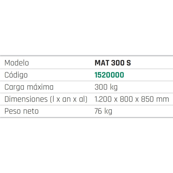 Mesa de soldadura MAT 300 S SCHWEISSKRAFT
