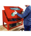 Cleaning cabin for complex parts TWG 1 AIRCRAFT