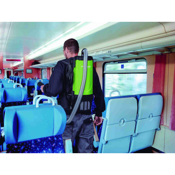 Rucksackstaubsauger flexCAT 104 für enge Räume CLEANCRAFT