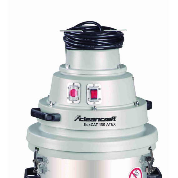 Aspirador flexCAT 130 ATEX com proteção eletrostática CLEANCRAFT