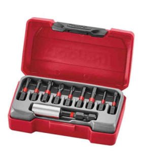 Jeu de douilles à impact avec adaptateur TM010 10 pièces TENGTOOLS