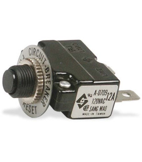 Interruttore automatico circuito motore monofase da 12 ampere AIRCRAFT