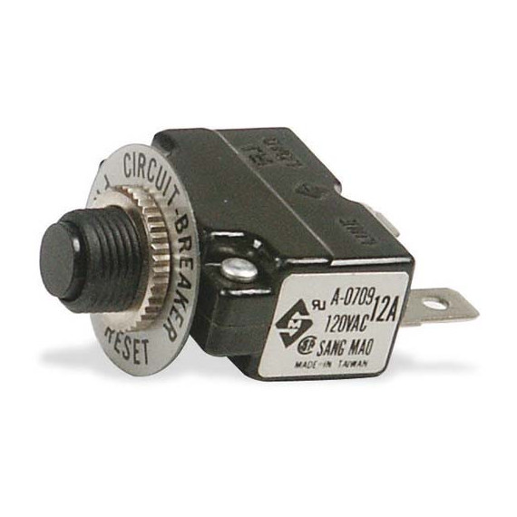 Disjoncteur Circuit de Moteur monophasé de 12 ampères AIRCRAFT