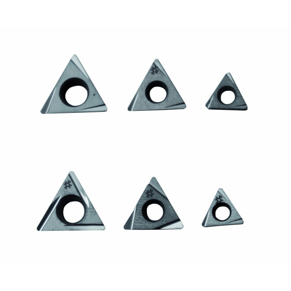 Hartmetallplatten Packung mit 10 Stück OPTIMUM