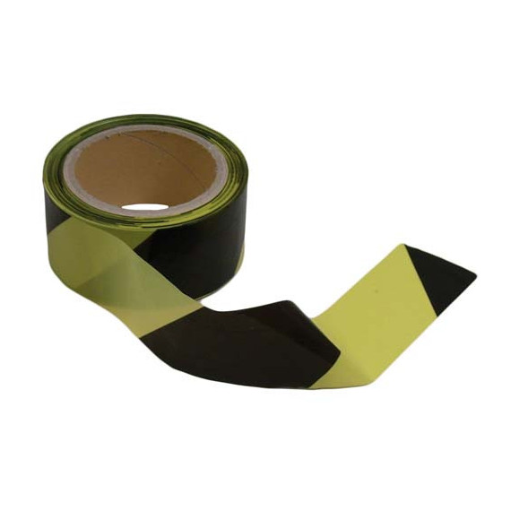 Cinta de balizamiento 571YBSSPE amarillo y negro METALWORKS