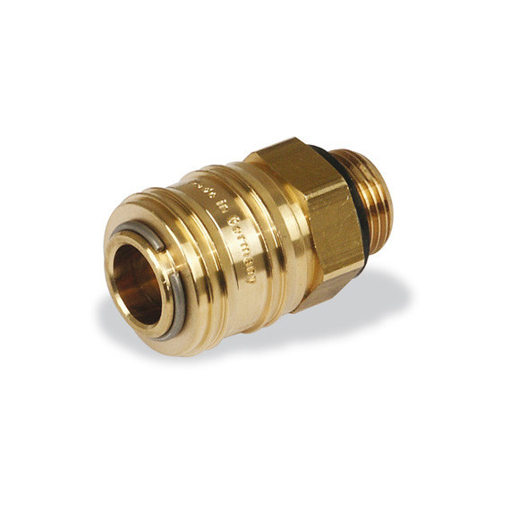 Conector com rosca exterior de latão AIRCRAFT