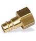 Conector com rosca exterior de 1/4 polegadas AIRCRAFT