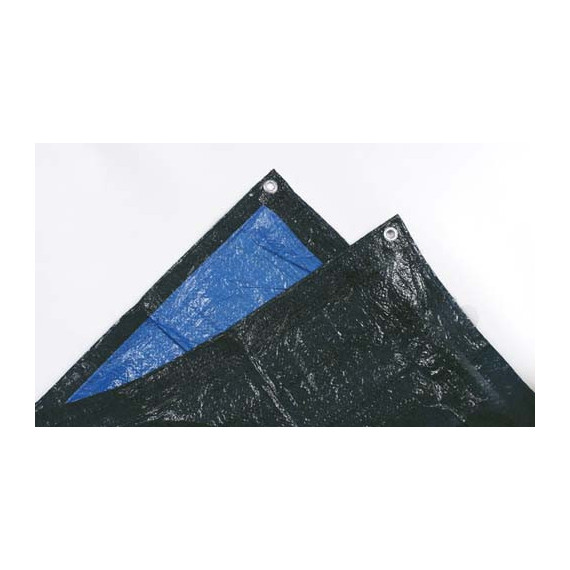 Heavy-duty plastic tarp 2x3 m blue METALWORKS