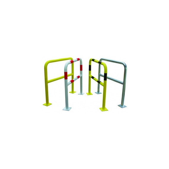 Barreiras de segurança branca e vermelha de 60 mm METALWORKS