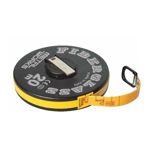 Open fiberglass tape measure 10M X 13MM | METALWORKS