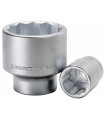 Llave de vaso de 1" de 12 puntas métricas M110536 TENG TOOLS