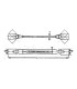Llave doble flexible métrica ángulo de 90° TENGTOOLS