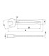 Chiave a cricchetto a bocca aperta 24-100 mm TENGTOOLS