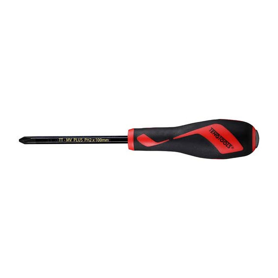 Tournevis traversant PH2 et PH3 DIN ISO 8764 MDT952N TENGTOOLS