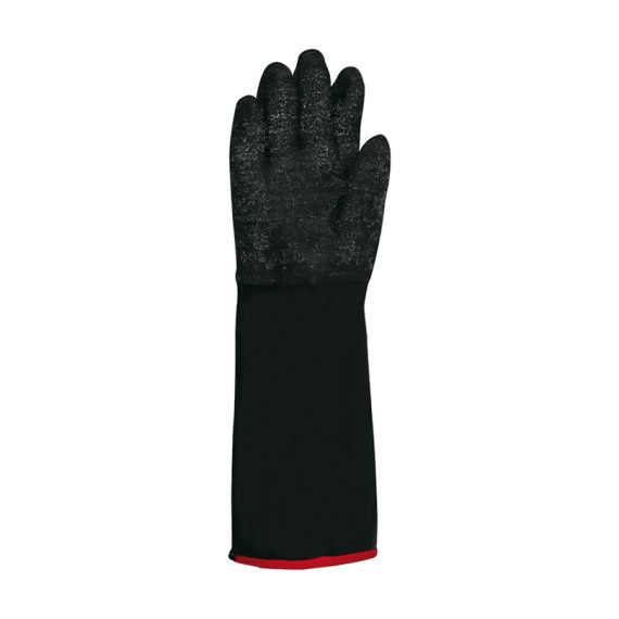 Luva de neoprene Juba 5866 Neotherm no suporte de algodão de espuma Rugoso em Palma. Longo 66 cm