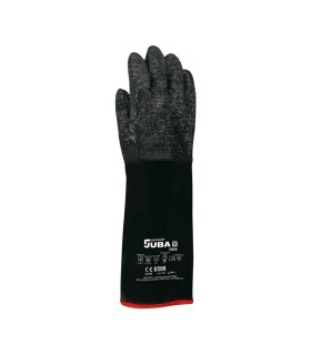 Luva de neoprene Juba 5866 Neotherm no suporte de algodão de espuma Rugoso em Palma. Longo 66 cm