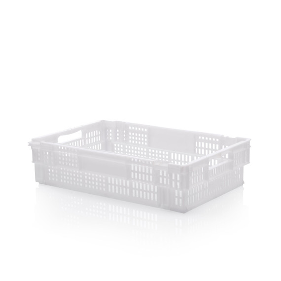 Caja apilabre semiencajable 21 Litros 600x 400 x 200 mm