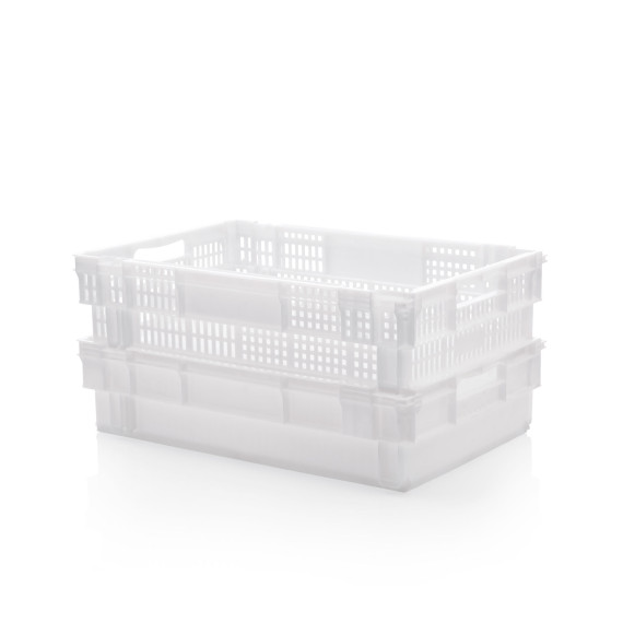 Caja apilable semiencajable 21 Litros 600x 400 x 200 mm FAMESA - DENOX