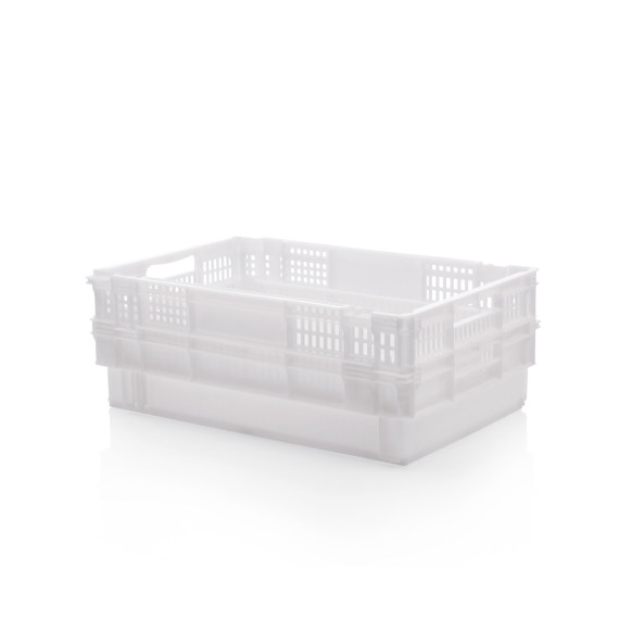 Caja apilable semiencajable 21 Litros 600x 400 x 200 mm FAMESA - DENOX