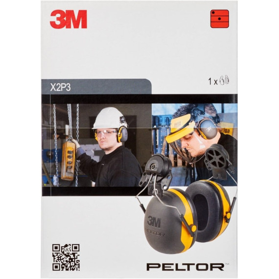3M pellet X2P3 226535 Helmet earmuffs with anchor P3E 30DB (yellow) Peltor 3M