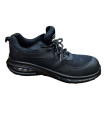 Scarpa di sicurezza S1P in microfibra nera AirComfort DUTTIO SAFETOP