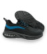 Combio Sneaker, Sport Sneaker, Schwarz / Blau, Transpir, Aircam