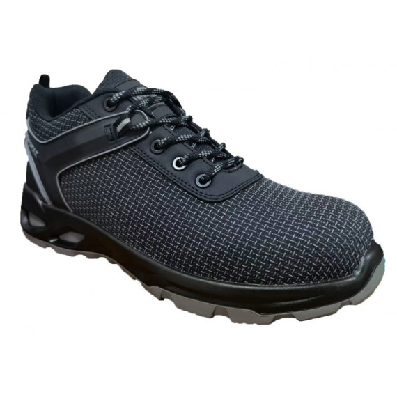 Chaussures de sécurité Amantio, S3 Chaussure, Semelle 2 Densité, Tissu Grey Putek