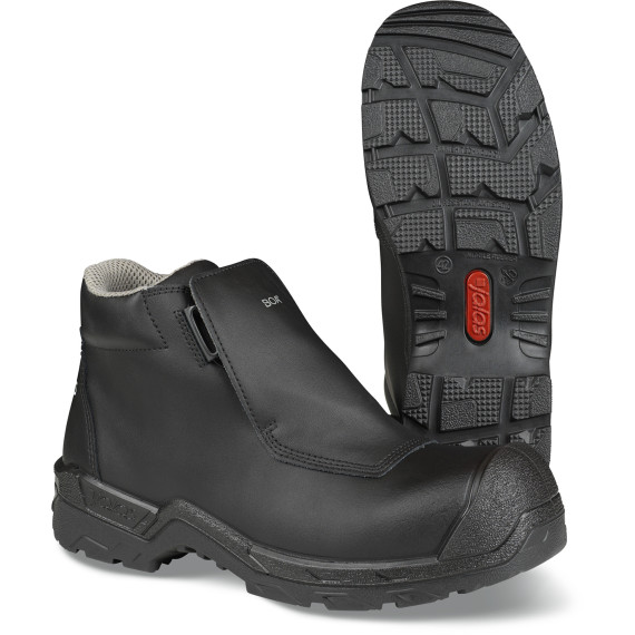 Halbgeschnittene schwarze Schuhe CLEAN 1420