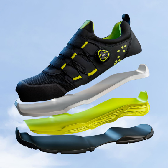 Scarpa di sicurezza morbida con idrorepellenza 2068