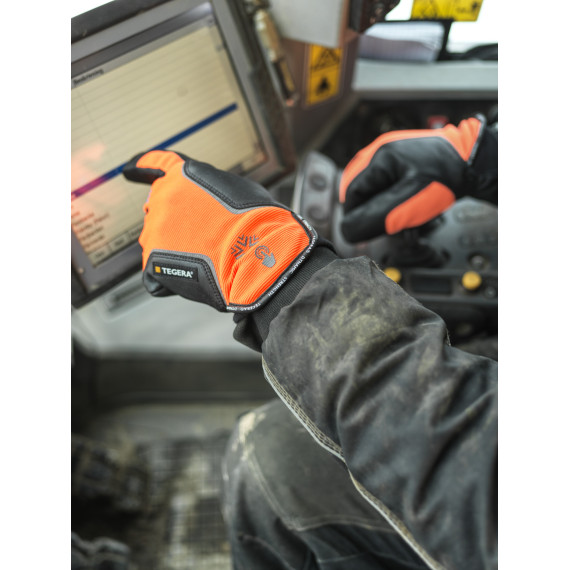 Premium gloves with winter lining DYNAMIC STRENGTH TEGERA 7799